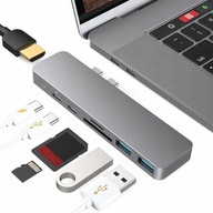 ADAPTER HUB PRZEJŚCIÓWKA USB-C USB THUNDERBOLT HDMI 4K DO MACBOOK PRO AIR