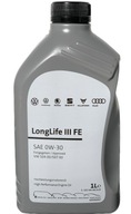 ORYGINALNY OLEJ LONG LIFE III 0W30 1L VOLKSWAGEN 504.00 507.00 GS55545M2EUR