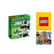 LEGO MINECRAFT #21245 - Rezerwat pandy +Torba +Katalog LEGO 2024