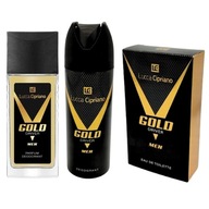 Lucca Cipriano Gold Driver Toaletná voda Parfumovaný dezodorant Dezo 3el