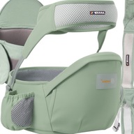 NOSIČ NA BOKY PRE DIEŤA, BAVLNENÝ, ERGONOMICKÉ SEDADLO