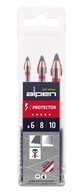 ALPEN C PROTECTOR BOX ZESTAW WIERTEŁ 6mm 8mm 10mm do twardych płytek gres