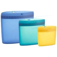 Sada silikonových sáčků Ultimate 3 ks | Multifunkční, ekologické tašky