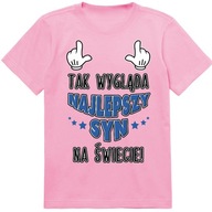 KOSZULKA DZIECIĘCA T-SHIRT DLA DZIECKA DZIEŃ DZIECKA NAJLEPSZY SYN 152