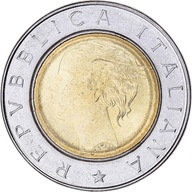 Moneta, Włochy, 500 Lire, 1993, Rome, AU(55-58), B