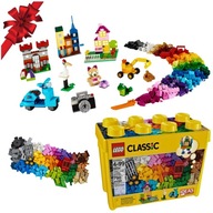 SADA KOCIEK LEGO Classic 10698 Veľká Darčeková krabička pre deti 790el GRATKS