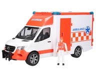 Ambulans Bruder 02676 z figurką ratownika