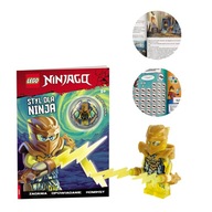 KSIĄŻKA Z FIGURKĄ LEGO NINJAGO JAY. STYL DLA NINJA