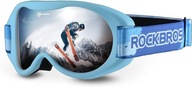 Rockbros Detské lyžiarske okuliare UV filter 400 kat. 1 modrý remienok