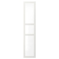 IKEA TYSSEDAL Dvere biele sklo 50x229 cm