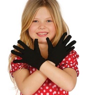 SUPER Detské rukavice krátke čierne18542 BZ