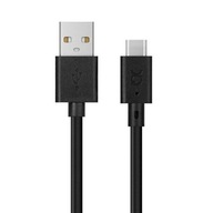 Xqisit kabel Charge & Sync USB A -USB C 3.0m czarny/black 31298