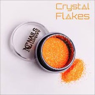 Nails Company peľ Crystal Flakes Neon Orange