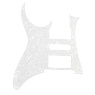 PVC Scratch Plate Pickguard HSH Open Hole White pre štandardné gitary RG