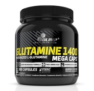 Olimp L-Glutamine 1400 MEGA CAPS - 300 kapsułek GLUTAMINA AMINOKWASY BCAA
