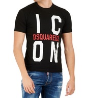 DSQUARED2 unikatowy męski t-shirt koszulka ORYGINALNY ICON roz.L