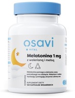 OSAVI Melatonín 1 mg s valeriánom a medovkou (120 kaps.)