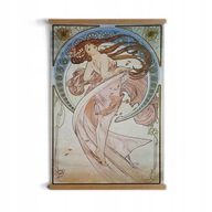 Grafika v ráme Žena tanec A. Mucha 60x85