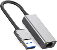 Karta sieciowa zewnętrzna SZYBKA USB3.0 RJ45 GIGABIT-owa 1Gb z kablem