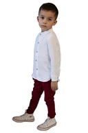 ELEGANCKIE spodnie Chłopięce bawełniane z Przeszyciami Royal Kids 140 146