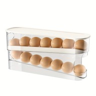 2-poschodový držiak na vajcia, automatický sklopný dvojvrstvový držiak na vajcia