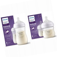 Avent ZESTAW STARTOWY Responsywna Butelka Natural 125 ml + 260 ml