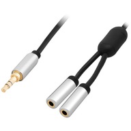 Adapter rozgałęziacz mini Jack 2x gniazdo 3,5mm