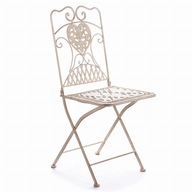 Výnimočná záhradná stolička vo farbe Ecru