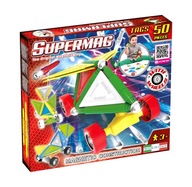 Kreatívne magnetické hračky Supermag Wheels 50