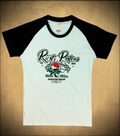 T-shirt Rusty Pistons Ona Czar/Biał Rozmiar M