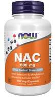 NOW FOODS NAC N-ACETYLCYSTEIN L-CYSTEIN 600mg 100 vkaps