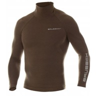 Koszulka termoaktywna Brubeck Ranger Wool - Khaki XL