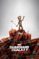 Strażnicy Galaktyki 2 Groot Dynamite - plakat z fi
