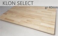 Blat drewniany klon select gr 40mm - m2 NA WYMIAR