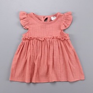 Letné šaty ružové veľkosť 68/74