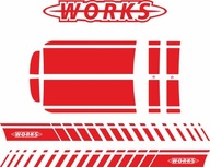 Mini Cooper Works F55 F56 F57 Matricák Szett