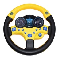 Hračka so simulovaným volantom pre batoľatá žltá