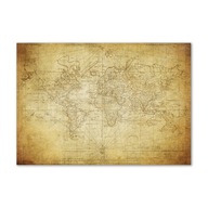 Panel z foto grafiką Stara mapa świata KLEJ GRATIS
