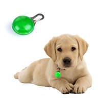 Zawieszka świecąca lampka LED na obrożę dla psa KOLOR ZIELONY