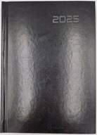 Kalendarz Terminarz książkowy dzienny A5 2025 CZARNY