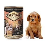 CARNILOVE WILD MEAT SALMON&TURKEY PUPPIES DLA SZCZENIĄT ŁOSOŚ I INDYK 400G