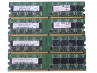 Pamięć DDR2 4GB 667MHz PC5300 Hynix 4x 1GB Dual