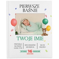 KSIĘGA BAŚNI ANDERSEN BAJKI PREZENT PERSONALIZACJA METRYCZKA ZDJĘCIE WZORY