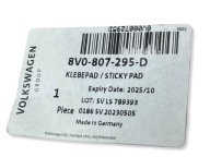 PASEK SAMOPRZYLEPNY Audi VW SKODA 8V0807295D Originale!! !A