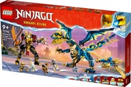 KLOCKI NINJAGO SMOK ŻYWIOŁU MECH CESARZOWEJ 1038el