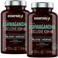 ASHWAGANDHA PREMIUM KSM-66 KOREŇOVÝ EXTRAKT MAXIMÁLNA PROCIA STRES SPÁNOK