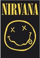 Hard Rock Nirvana Smiley - plakat 70x50 cm