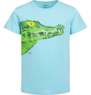 T-shirt chłopięcy Koszulka dziecięca Bawełna 110 Niebieski Krokodyl Endo