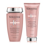 KERASTASE CHROMA ABSOLU KĄPIEL 250ML ODŻYWKA 200ML DO FARBOWANYCH WŁOSÓW