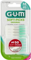 SUNSTAR GUM SOFT-PICKS ORIGINAL, MEZIZUBNÍ KARTÁČKY, MEDIUM, 50 KS